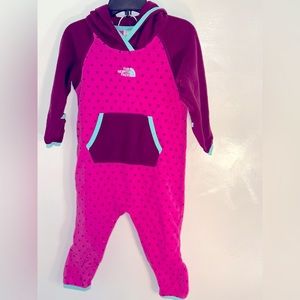 North Face Baby Bunting w/ matching hat